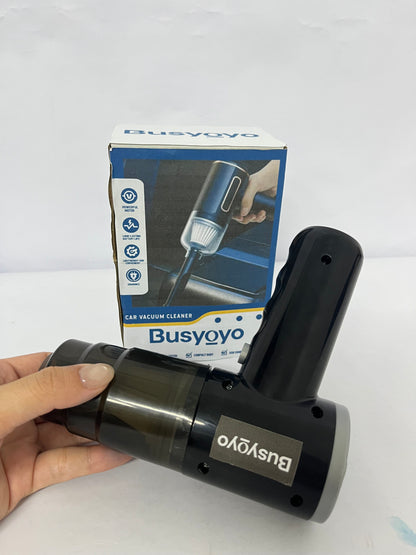 Busyoyo Handheld Car Vacuum Cleaner,  Vacuum Cleaner & Air Duster, High Power Vacuum Portable Cordless, Hand Held Vacuum Rechargeable with Multi-Nozzles for Home, Car, Office