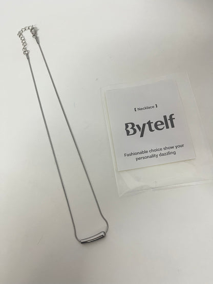 【Bytelf Minimalist Bar Necklace】—— Sleek & Stylish Accessory for Daily Personality
