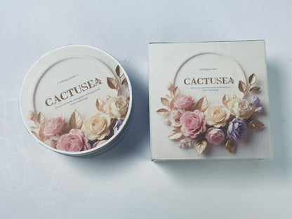 CACTUSEA Setting Powder, Silky Setting Powder For Creating Soft Glow Without Shine, Smooths Pores