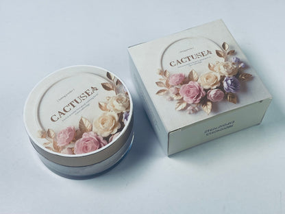 CACTUSEA Setting Powder, Silky Setting Powder For Creating Soft Glow Without Shine, Smooths Pores