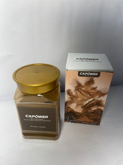 CAPOWER  Instant Coffee, Dark Roast, French Roast, 1 Jars (3.4 Oz Each)