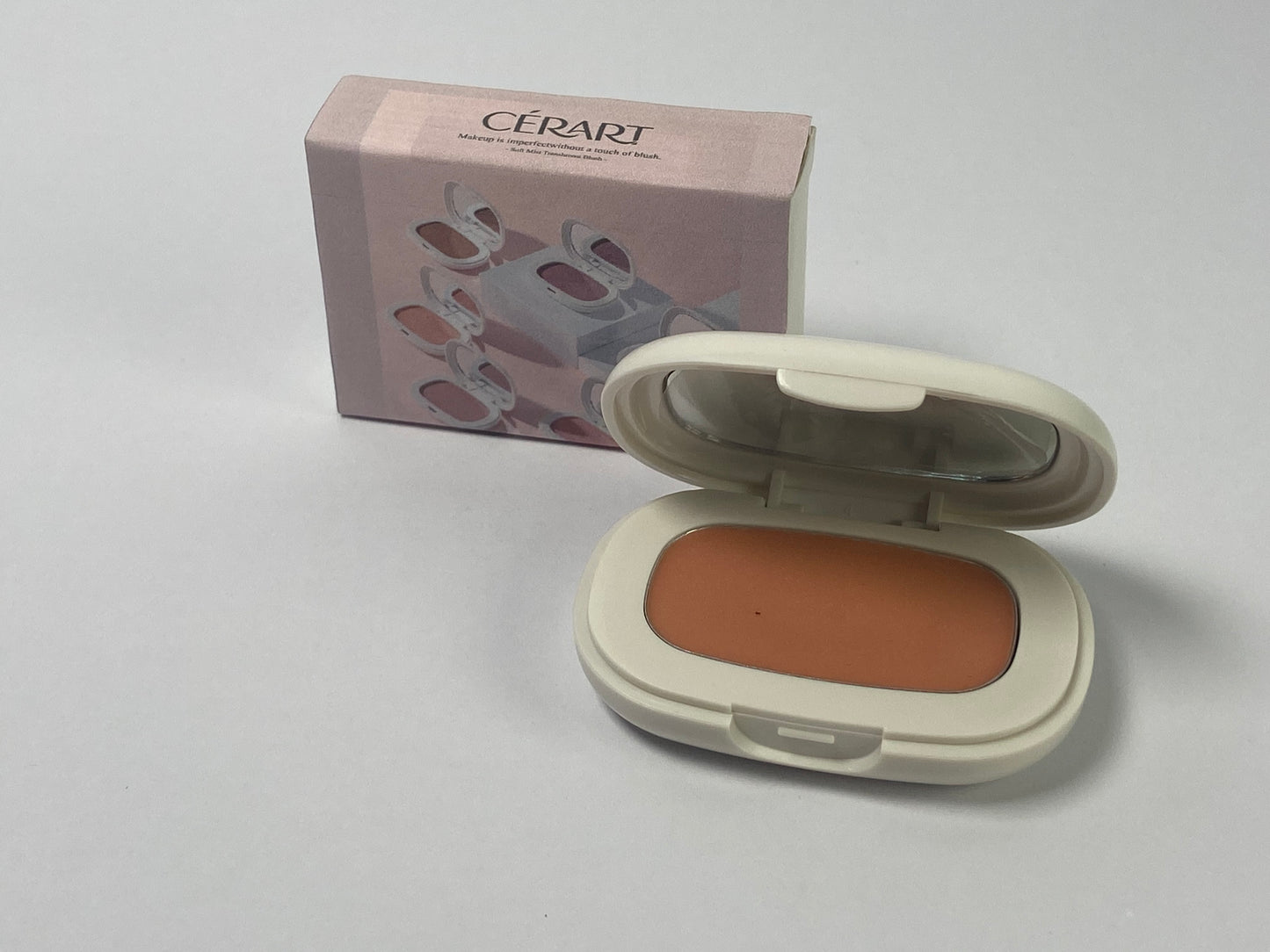CÉRART Cheek rouges Powder Blush Matte Single Color Blush, Pressed Blush Face Makeup Blusher High Pigment Blush for Colorful, Long-wear Glow, Natural Flush Tint for Cheeks