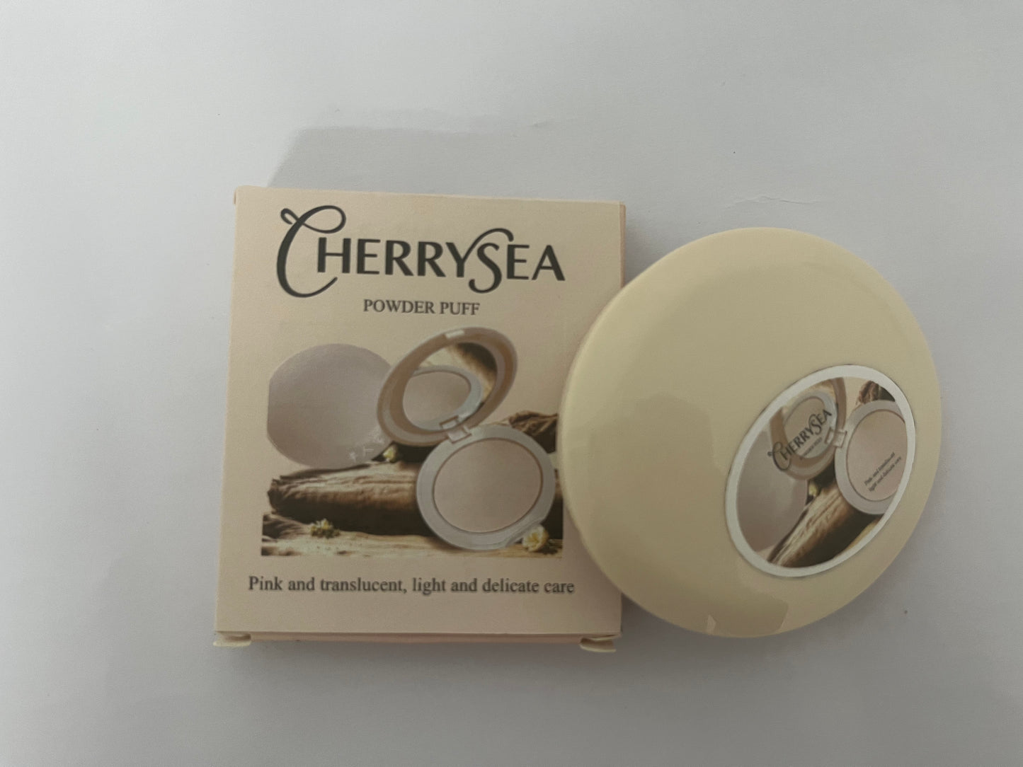 CHERRYSEA Oil Control Face Pressed Powder,Matte Smooth Flawless Setting Powder Makeup,Waterproof Long Lasting Finishing Powder,Cruelty Free Lightweight Face Cosmetics,0.35Oz (#2-NATURAL BEIGE)