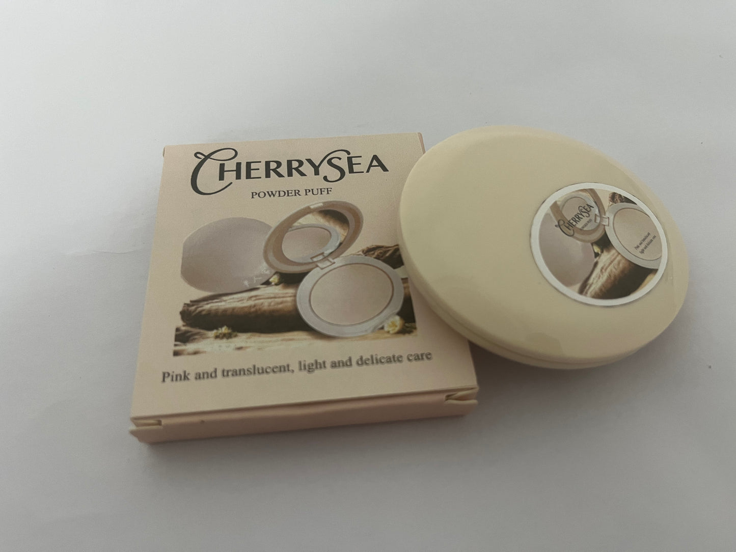 CHERRYSEA Oil Control Face Pressed Powder,Matte Smooth Flawless Setting Powder Makeup,Waterproof Long Lasting Finishing Powder,Cruelty Free Lightweight Face Cosmetics,0.35Oz (#2-NATURAL BEIGE)