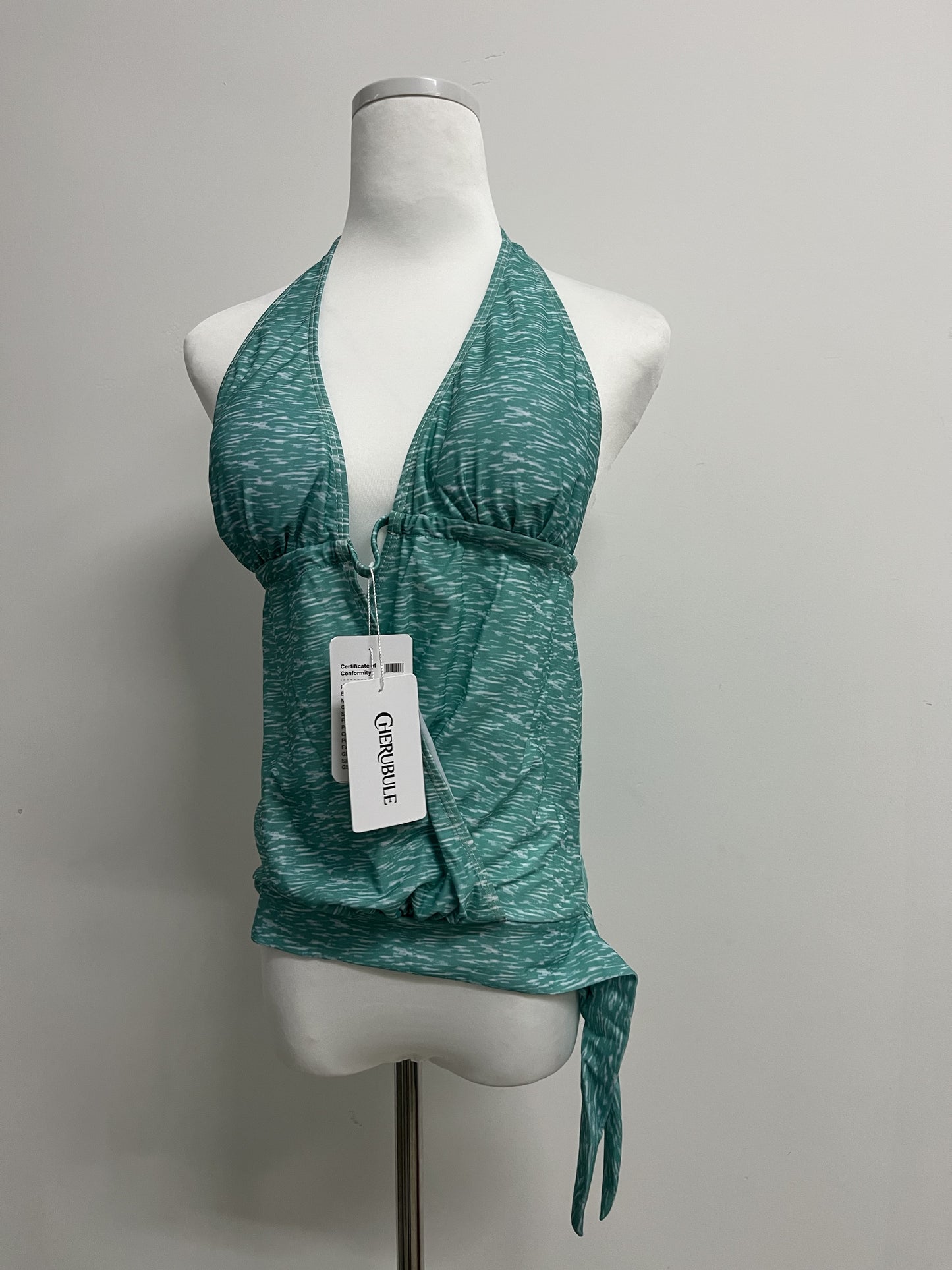 CHERUBULE Women's V-Neck Open Back One Piece Swimsuits