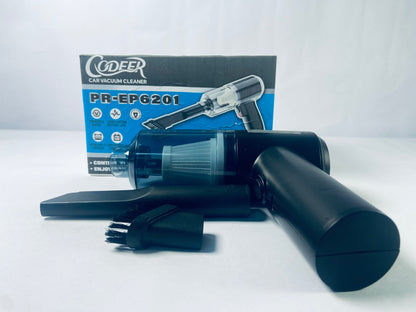 CODEER Handheld Vacuum Cleaner, Air Duster, 120W High Power Hand Held Vacuum and Multi-Nozzles for Car, Home, Office, Pet