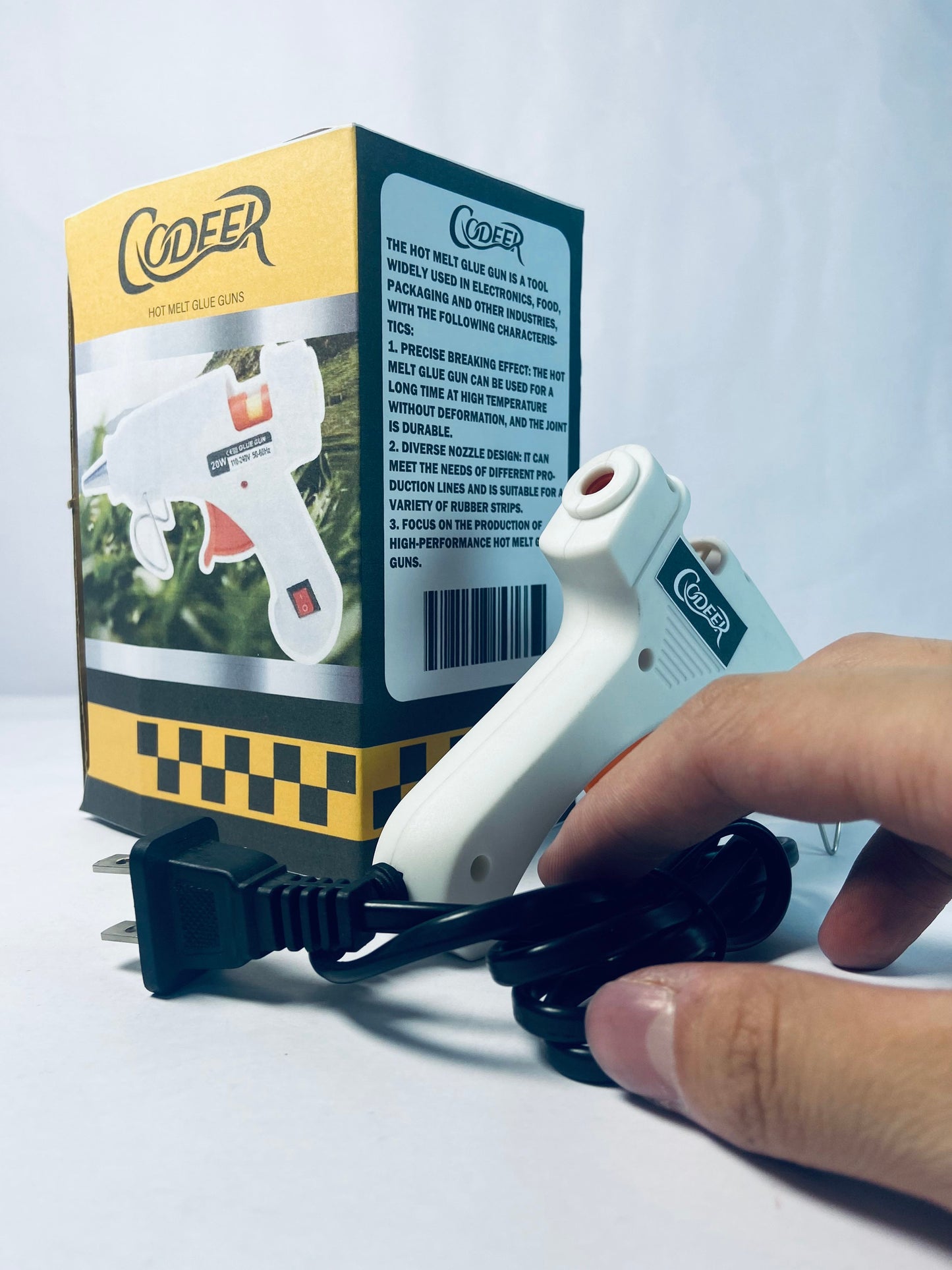 CODEER Hot Glue Gun Kit, Fast Preheating Hot Melt, High Temp for Crafts DIY Arts