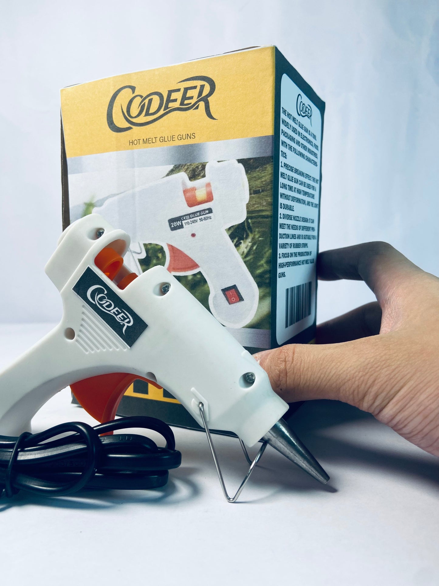 CODEER Hot Glue Gun Kit, Fast Preheating Hot Melt, High Temp for Crafts DIY Arts