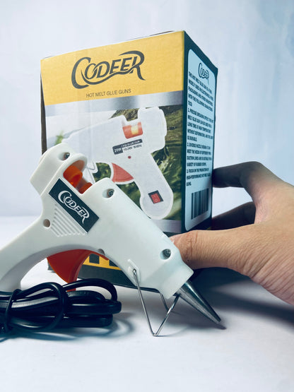 CODEER Hot Glue Gun Kit, Fast Preheating Hot Melt, High Temp for Crafts DIY Arts