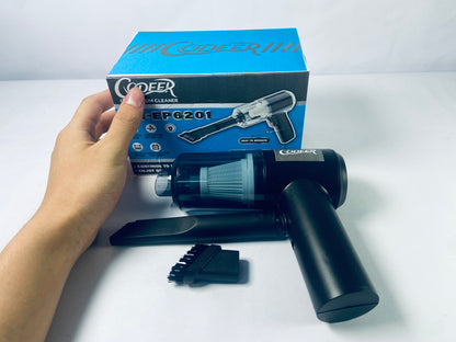 CODEER Handheld Vacuum Cleaner, Air Duster, 120W High Power Hand Held Vacuum and Multi-Nozzles for Car, Home, Office, Pet