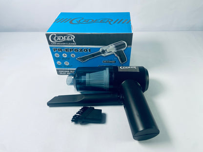 CODEER Handheld Vacuum Cleaner, Air Duster, 120W High Power Hand Held Vacuum and Multi-Nozzles for Car, Home, Office, Pet