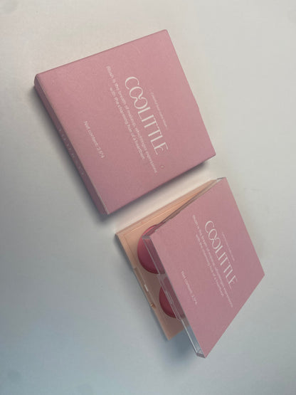COOLITTLE Matte Blusher Powder Palette Blending Mood Cheek  4 Blendable Shades Fairy Pink Blusher in Lightweight Smooth Powder Vegan Makeup 1.84 ounces