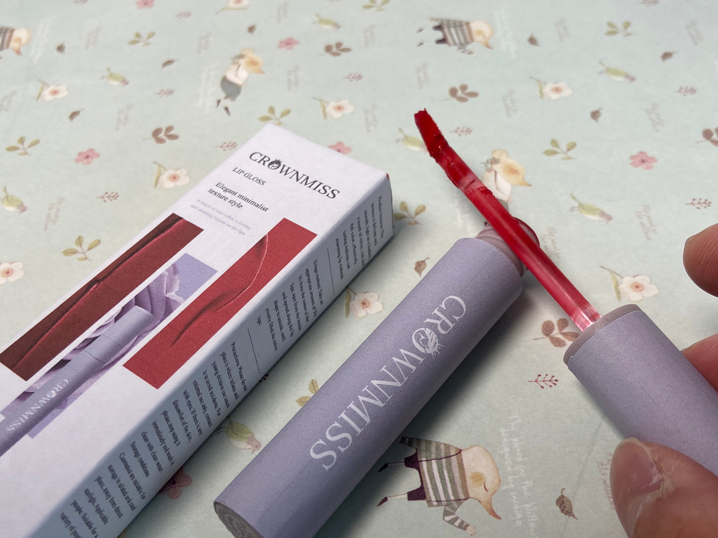 CROWNMISS Peel Off Lip Liner Stain, Long Wear Tattoo Lip Liner, Peel Off Lip Stain with Matte Finish, Long Lasting, Waterproof, Transfer-proof, Highly Pigmented Color (Rose)