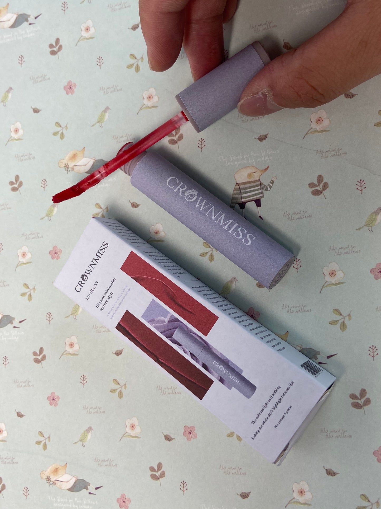 CROWNMISS Peel Off Lip Liner Stain, Long Wear Tattoo Lip Liner, Peel Off Lip Stain with Matte Finish, Long Lasting, Waterproof, Transfer-proof, Highly Pigmented Color (Rose)