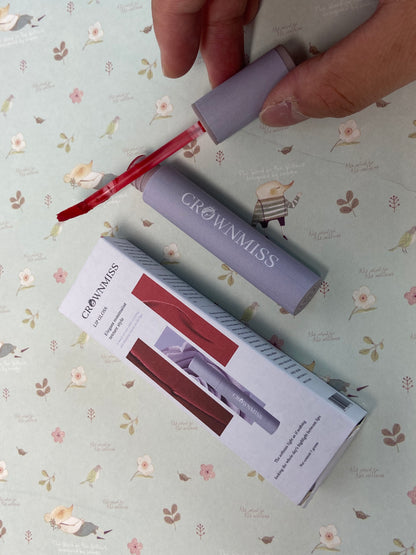 CROWNMISS Peel Off Lip Liner Stain, Long Wear Tattoo Lip Liner, Peel Off Lip Stain with Matte Finish, Long Lasting, Waterproof, Transfer-proof, Highly Pigmented Color (Rose)