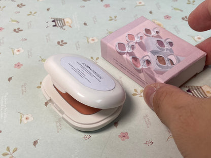 CROWNMISS Powder Blush, Radiant Glow Face Blusher, Blendable Formula, Lasting Moisturizing, Ultra Fine Lightweight Texture, Natural Cherry Color