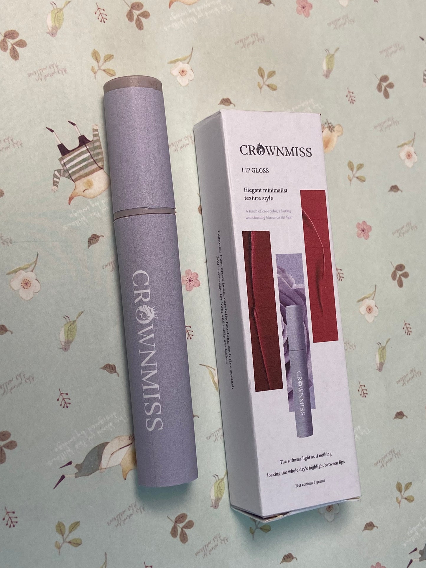 CROWNMISS Peel Off Lip Liner Stain, Long Wear Tattoo Lip Liner, Peel Off Lip Stain with Matte Finish, Long Lasting, Waterproof, Transfer-proof, Highly Pigmented Color (Rose)