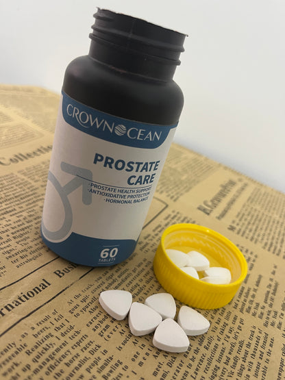 CROWNOCEAN Prostate Health Supplements for Men – Saw Palmetto for Men with Zinc, Pygeum & Pumpkin Seed – Prostate Supplements for Urinary Flow, Bladder Control & Hormonal Balance – 60 Vegan tablets