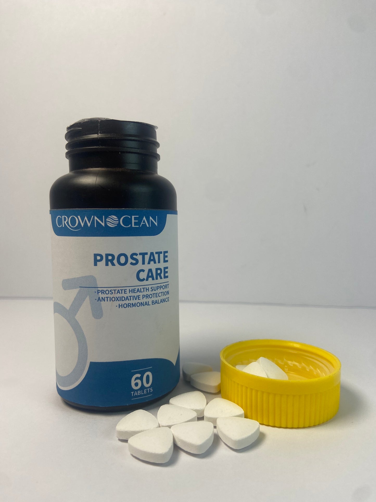 CROWNOCEAN Prostate Health Supplements for Men – Saw Palmetto for Men with Zinc, Pygeum & Pumpkin Seed – Prostate Supplements for Urinary Flow, Bladder Control & Hormonal Balance – 60 Vegan tablets