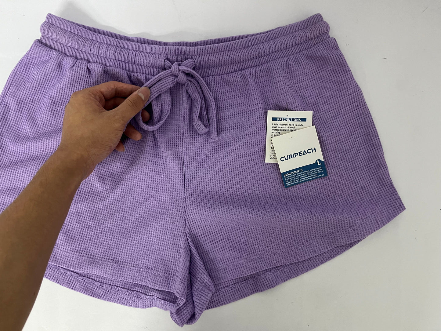 CURIPEACH  Women's Sweat Pants with Pockets Cotton French Terry Drawstring Summer Workout Casual Lounge Shorts