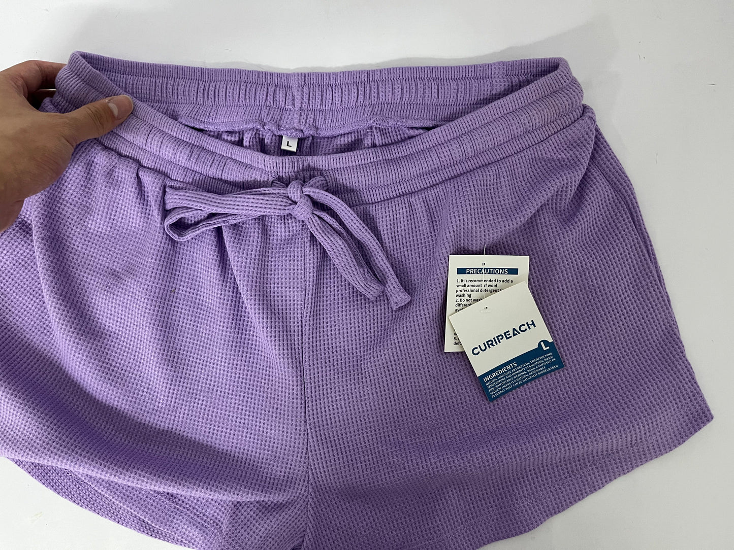 CURIPEACH  Women's Sweat Pants with Pockets Cotton French Terry Drawstring Summer Workout Casual Lounge Shorts
