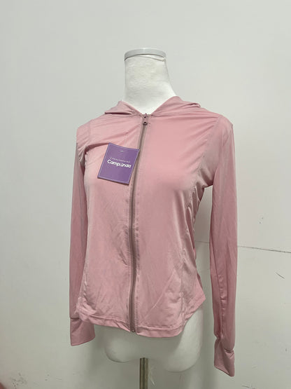 Campanda Women's Lightweight Hooded Full - Zip Sports Tracksuits with Breathable Fabric