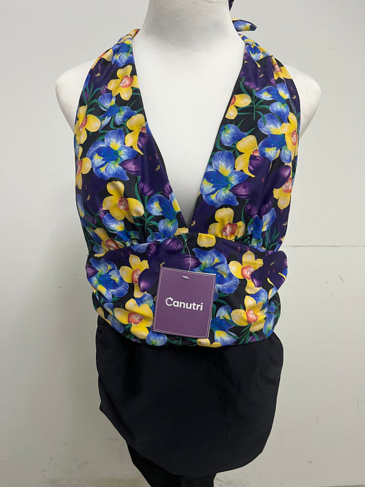 【Canutri Floral Halter Swimsuit】—— Stylish & Flattering Beachwear
