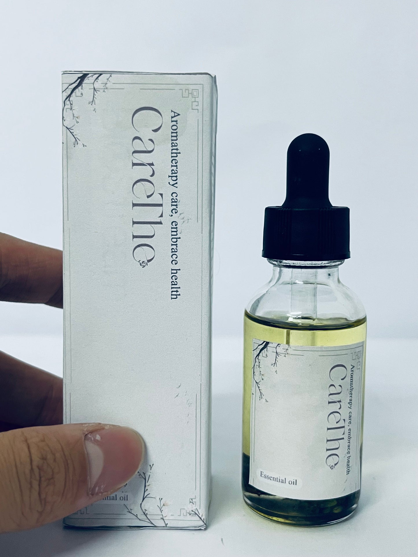CareThe Lemon Essential Oil - 4 Fl Oz – Natural Lemon Oil - for Diffuser, Face, Skin Care, Aromatherapy, Hair Care, Scalp and Body Massage - with Dropper