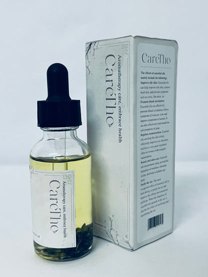 CareThe Lemon Essential Oil - 4 Fl Oz – Natural Lemon Oil - for Diffuser, Face, Skin Care, Aromatherapy, Hair Care, Scalp and Body Massage - with Dropper