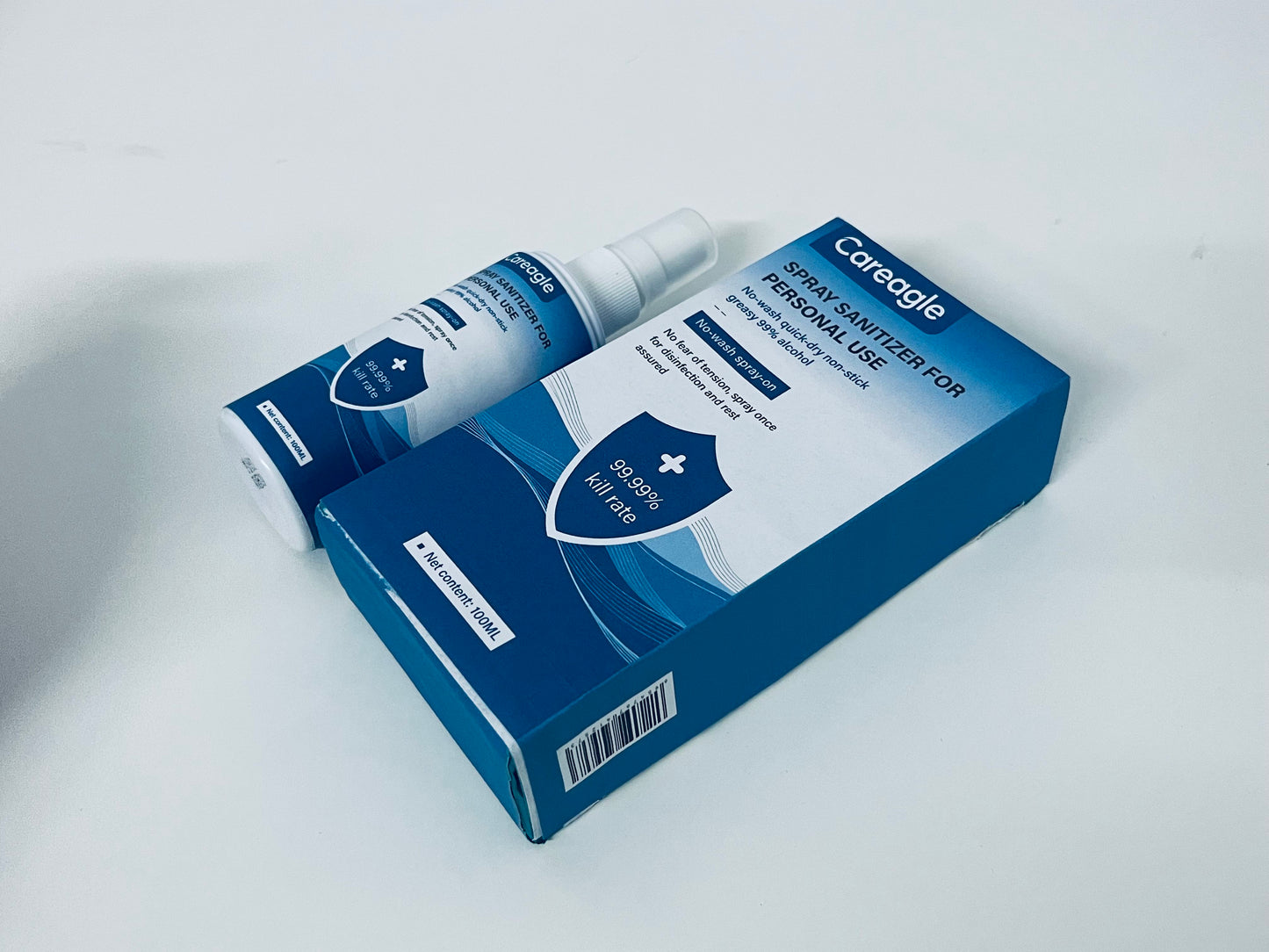Careagle Personal Use Spray Sanitizer 100ML 99.99% Kill Rate No-Wash Quick-Dry A Portable Hygiene Tool for Daily Protection