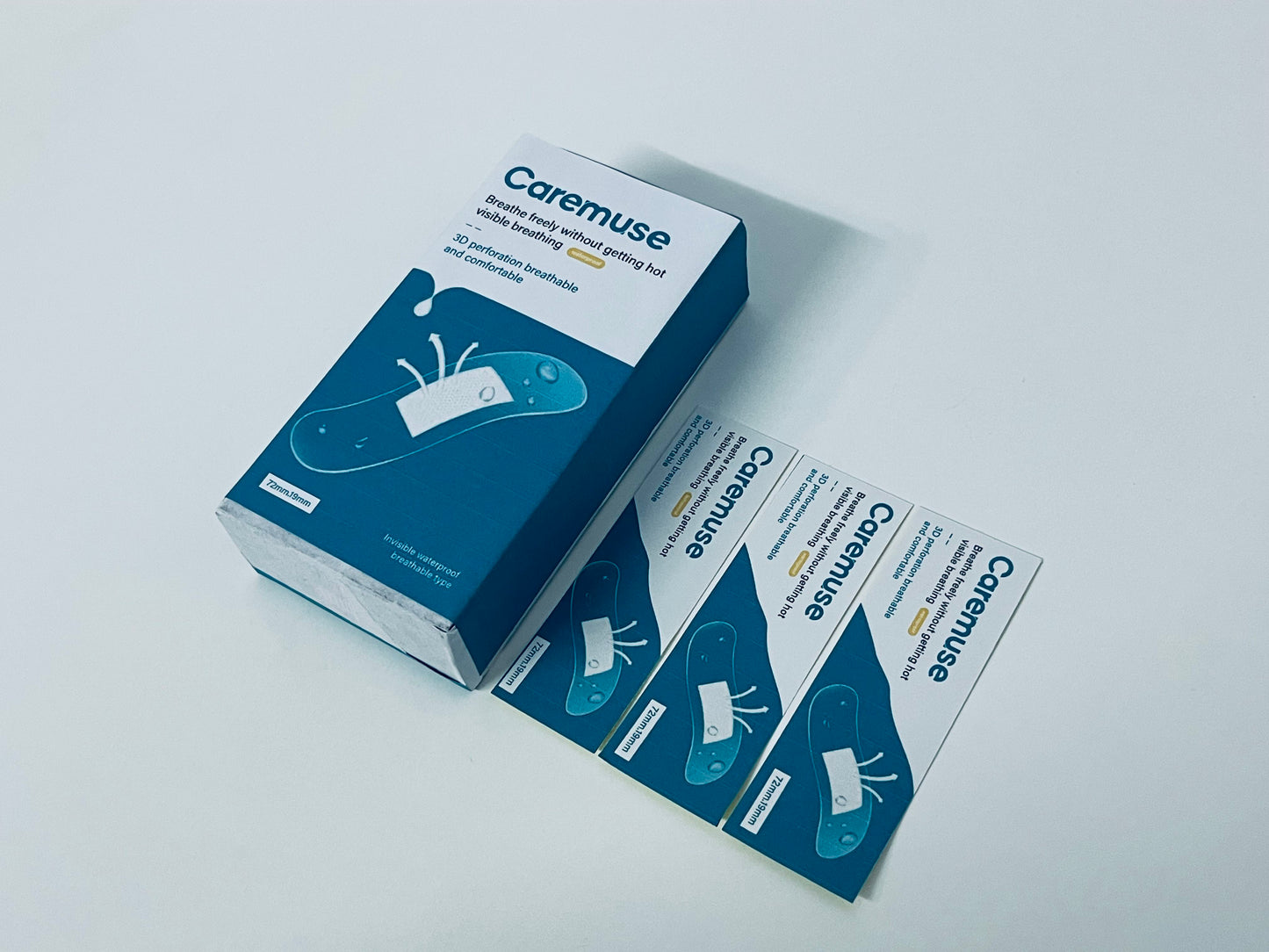 Caremuse 3D Breathable Band-Aid Invisible Waterproof A Comfortable Item for Daily Wound Care