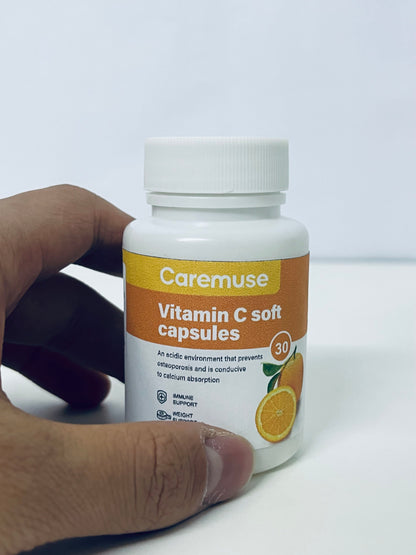 Caremuse Vitamin C Soft Capsules Nutritional Supplement A Vitality Item for Daily Health