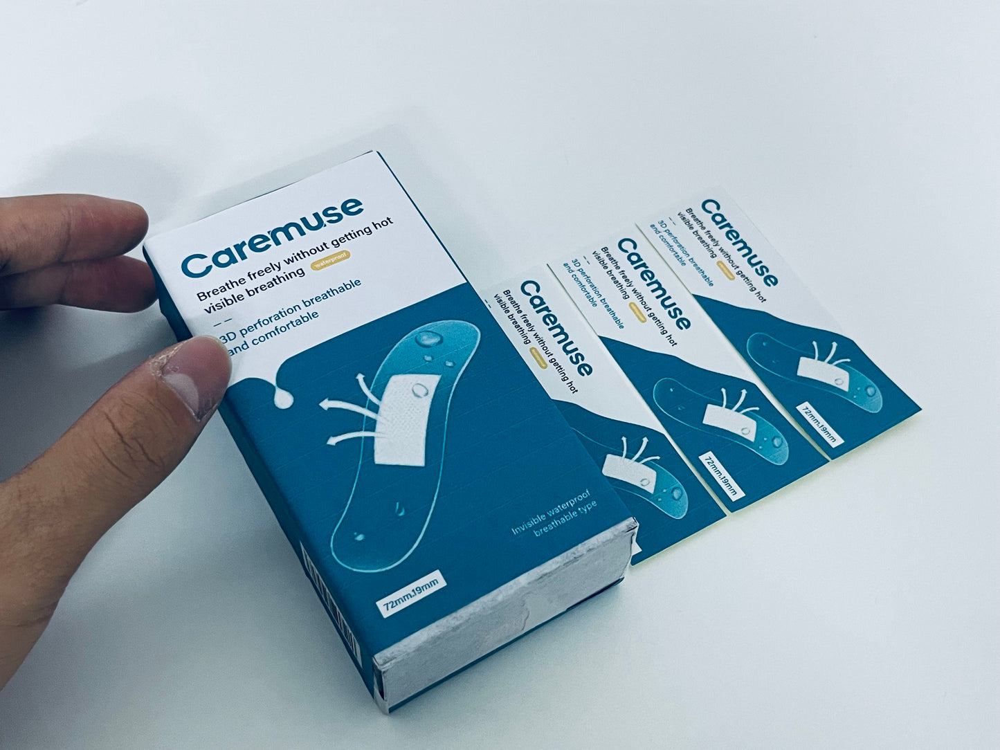 Caremuse 3D Breathable Band-Aid Invisible Waterproof A Comfortable Item for Daily Wound Care