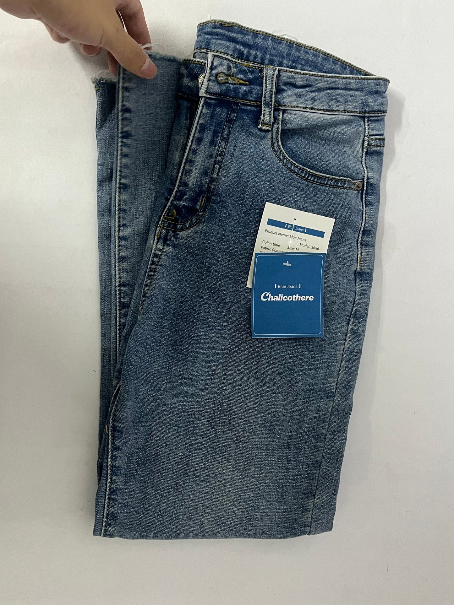 Chalicothere Jeans Vintage Washed Slim Jeans - Unlock Your New Denim Fashion Experience