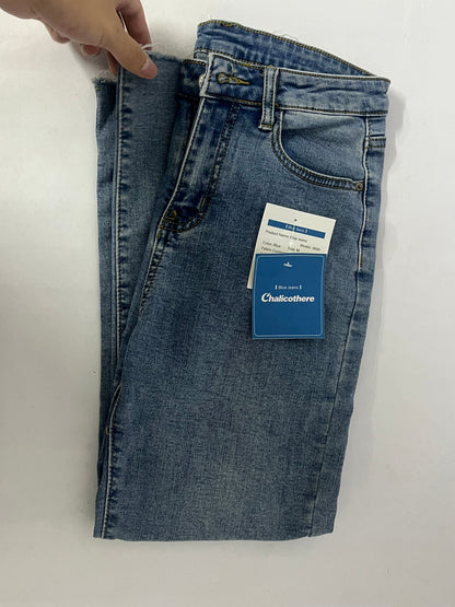 Chalicothere Jeans Vintage Washed Slim Jeans - Unlock Your New Denim Fashion Experience