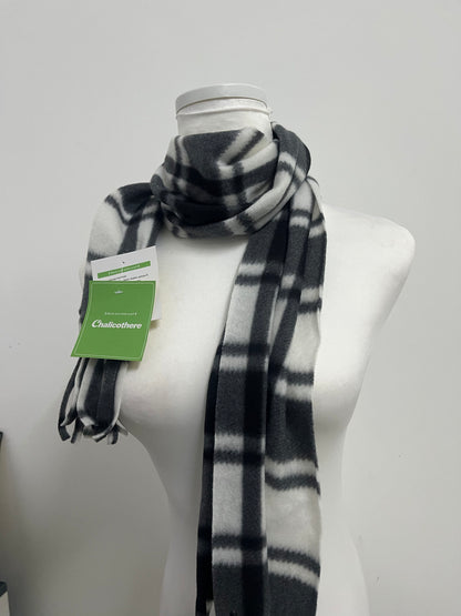 Chalicothere Neckerchiefs Black and White Plaid Warm Scarf - A Dual Role of Fashion and Warmth in Winter