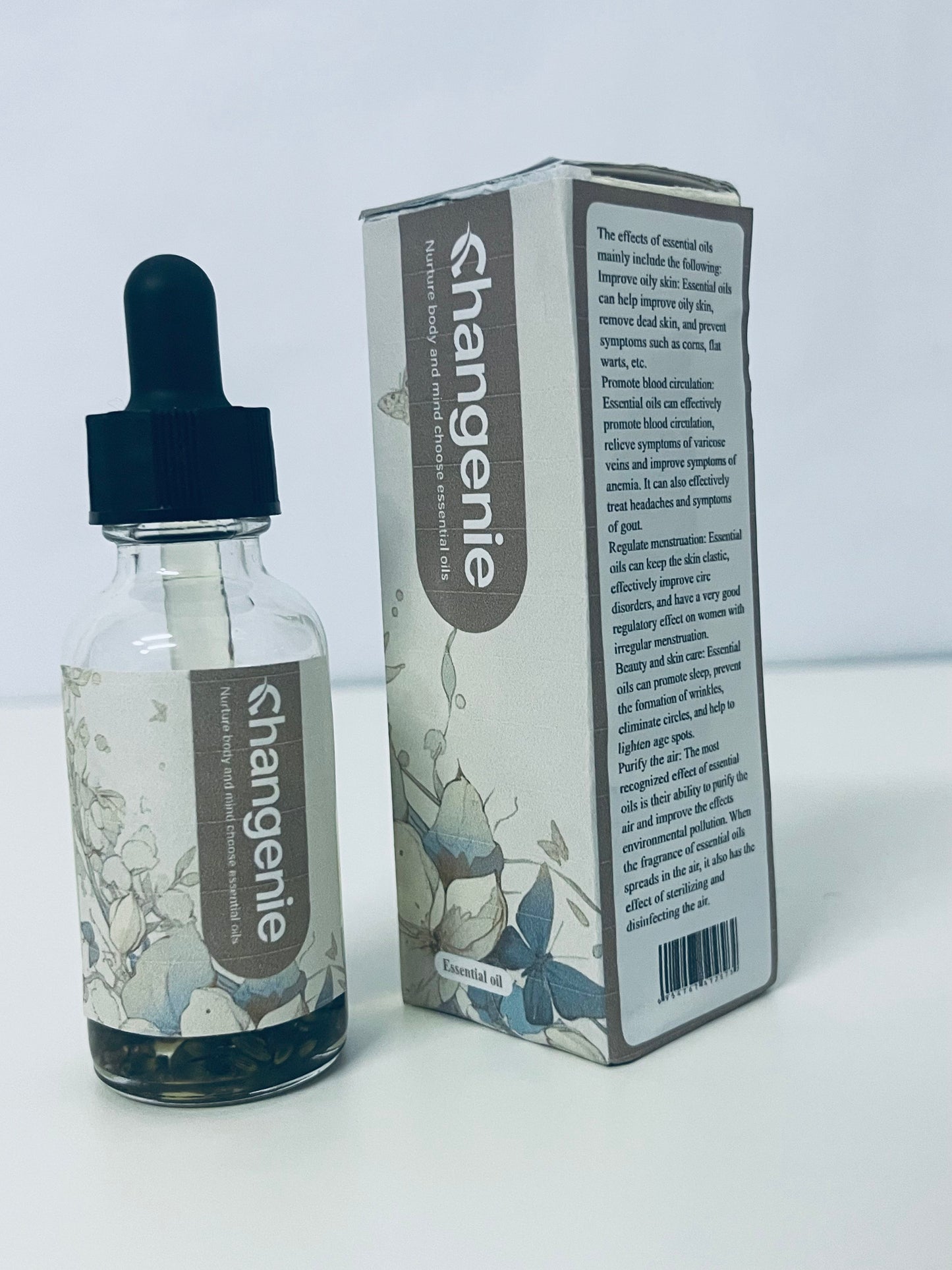 Changenie Body & Mind Care Plant Essential Oil Multi-Effect Soothing Style A Natural Nourishing Item for Daily Care