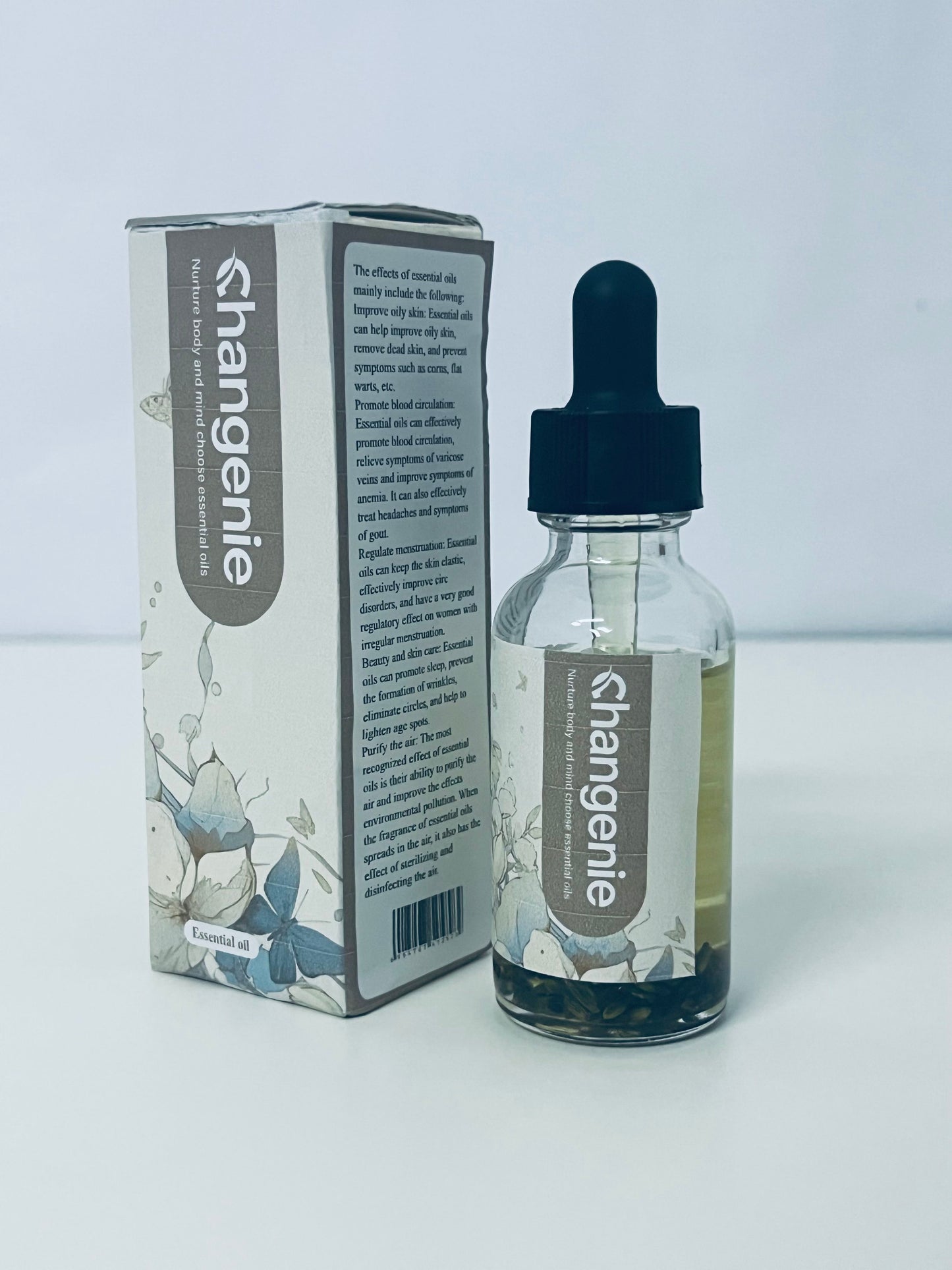 Changenie Body & Mind Care Plant Essential Oil Multi-Effect Soothing Style A Natural Nourishing Item for Daily Care