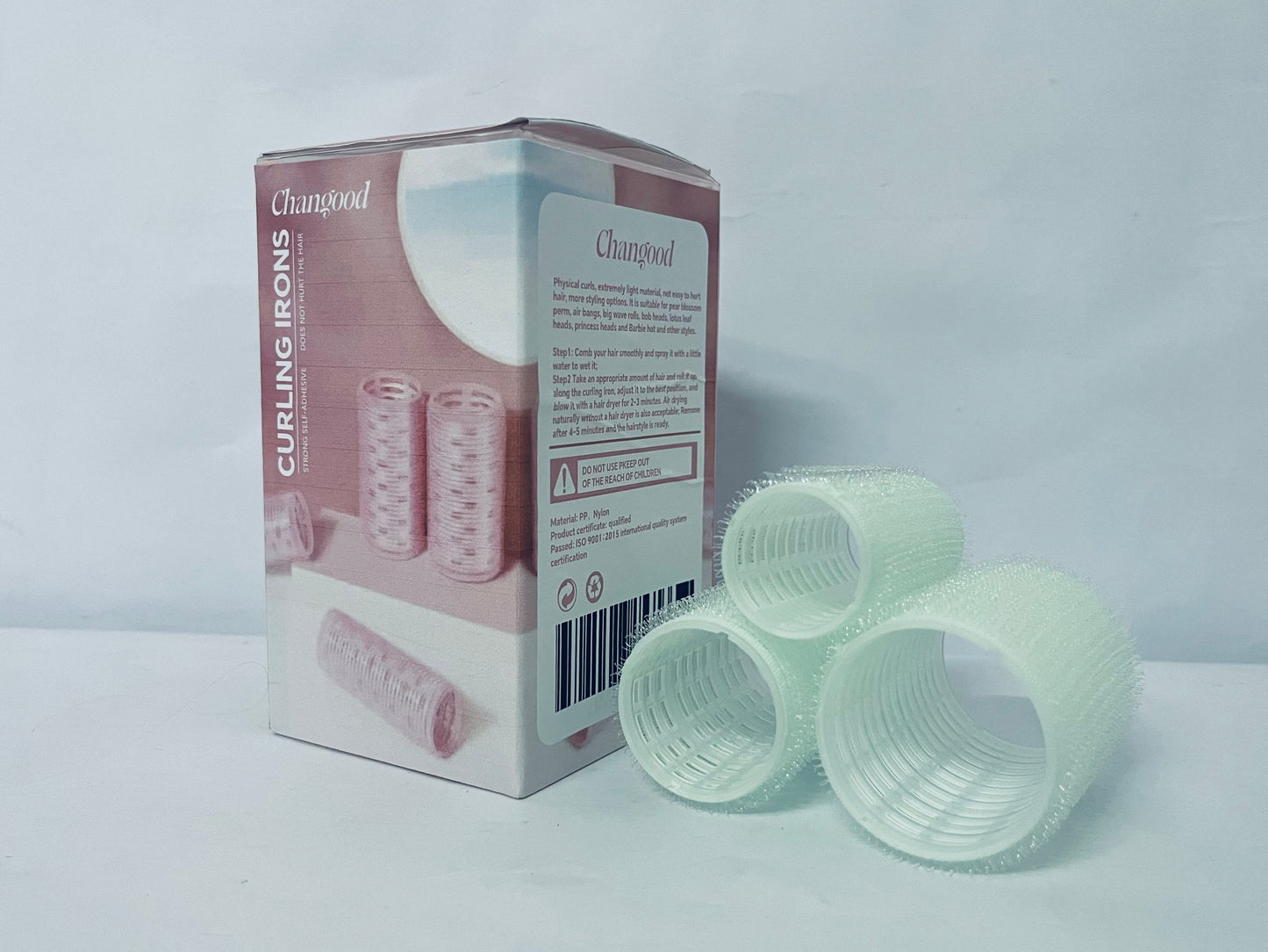 Changood Non-electric hair rollers Self Grip Hair Rollers Pro Salon Hairdressing Curlers Large For Long Hair