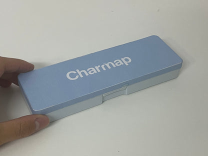 Charmap Minimalist Striped Pencil Case Tidy Storage Item for Desktop
