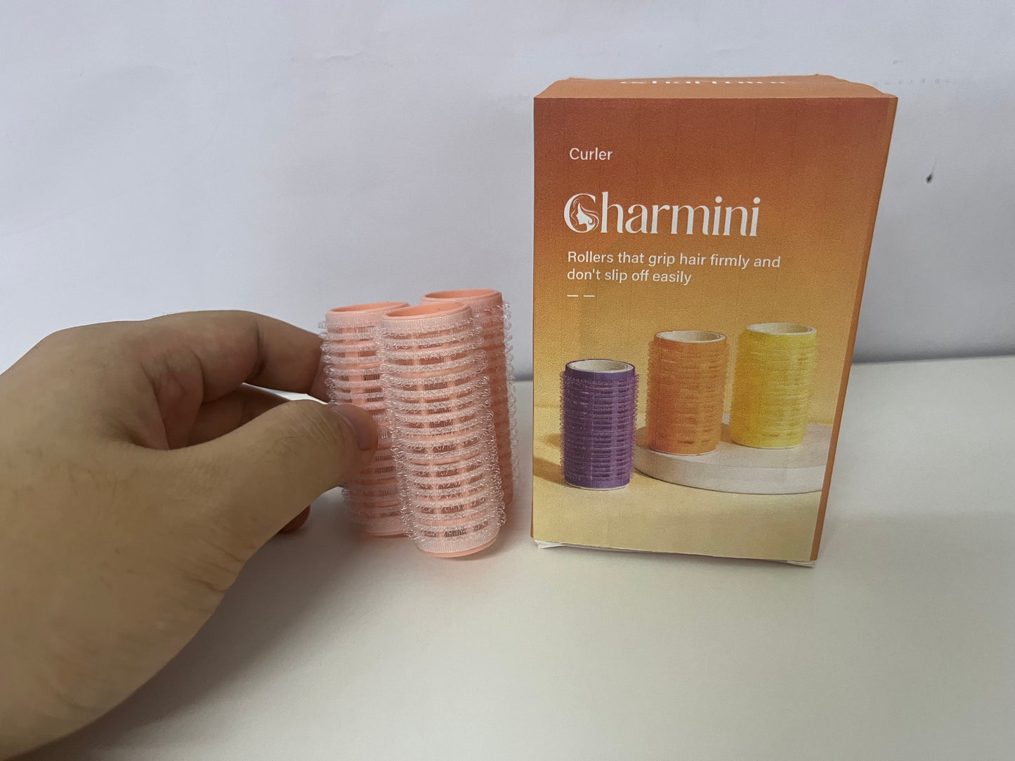 【Charmini Non-Electric Hair Rollers】—— Secure Grip & Effortless Styling Tool