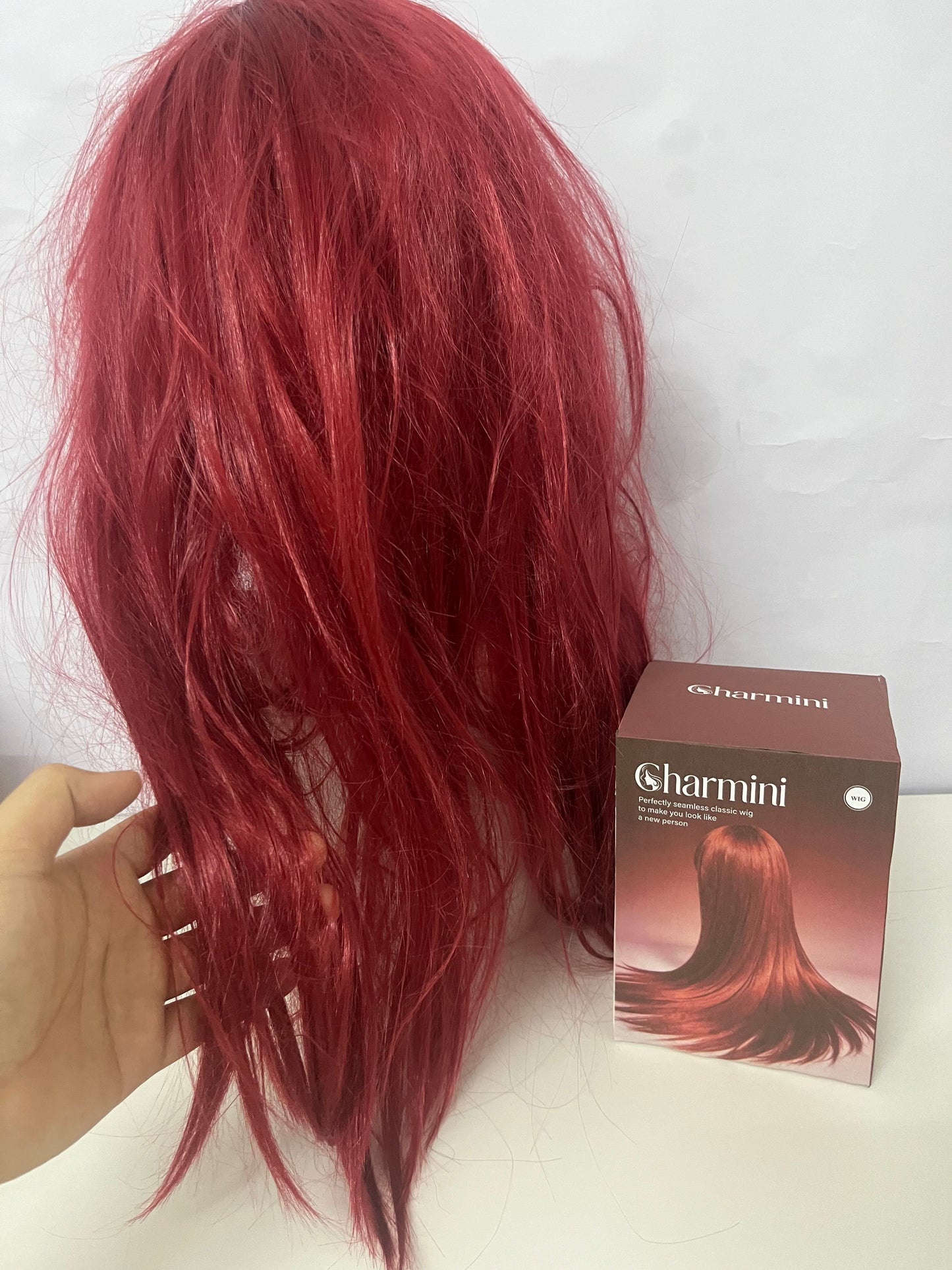 【Charmini Long Red Wig】—— Stylish & Versatile Hair Accessory for Instant Looks