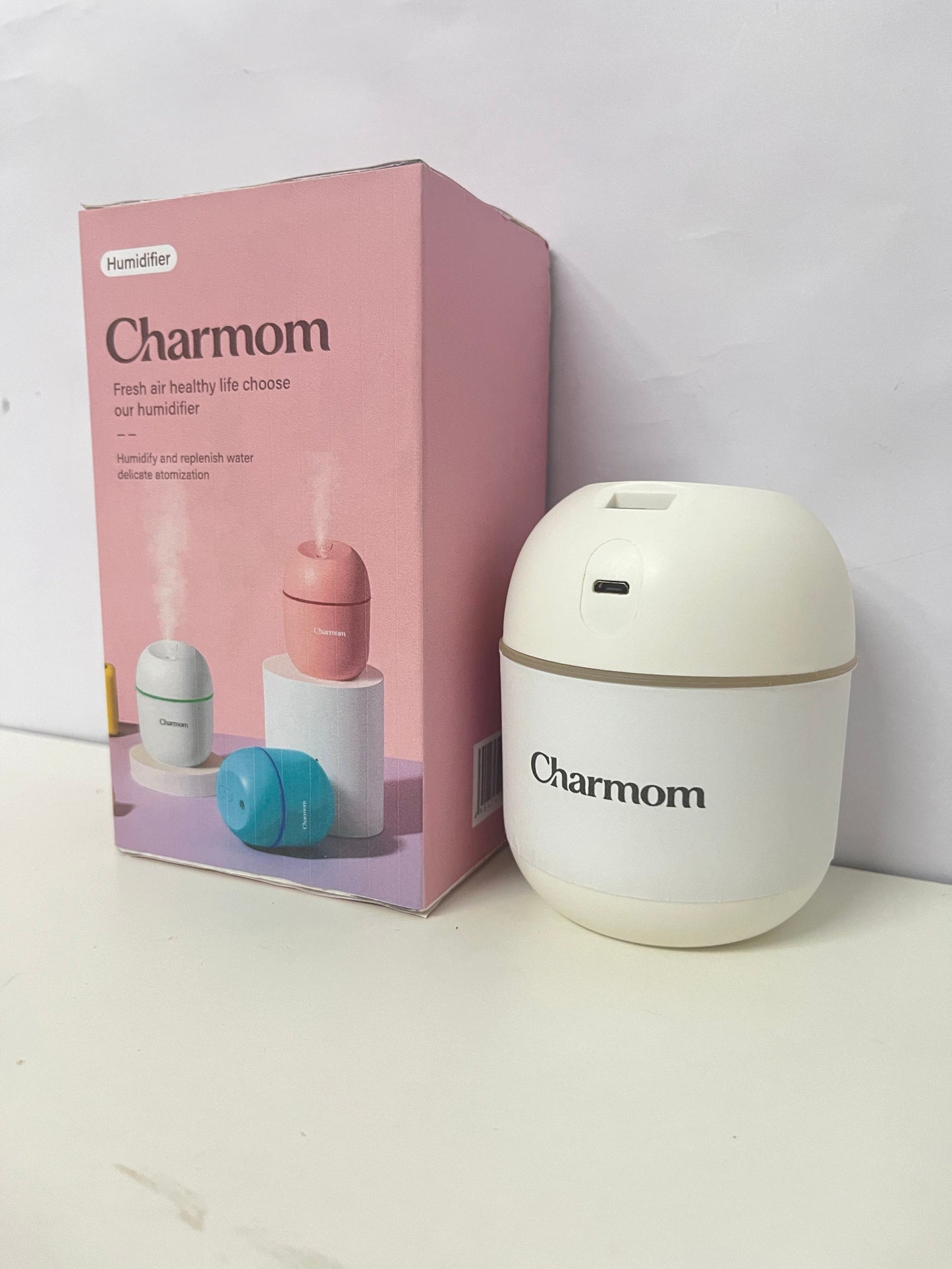 【Charmom Portable Ultrasonic Humidifier】—— Fresh Air Companion for Healthy Daily Life