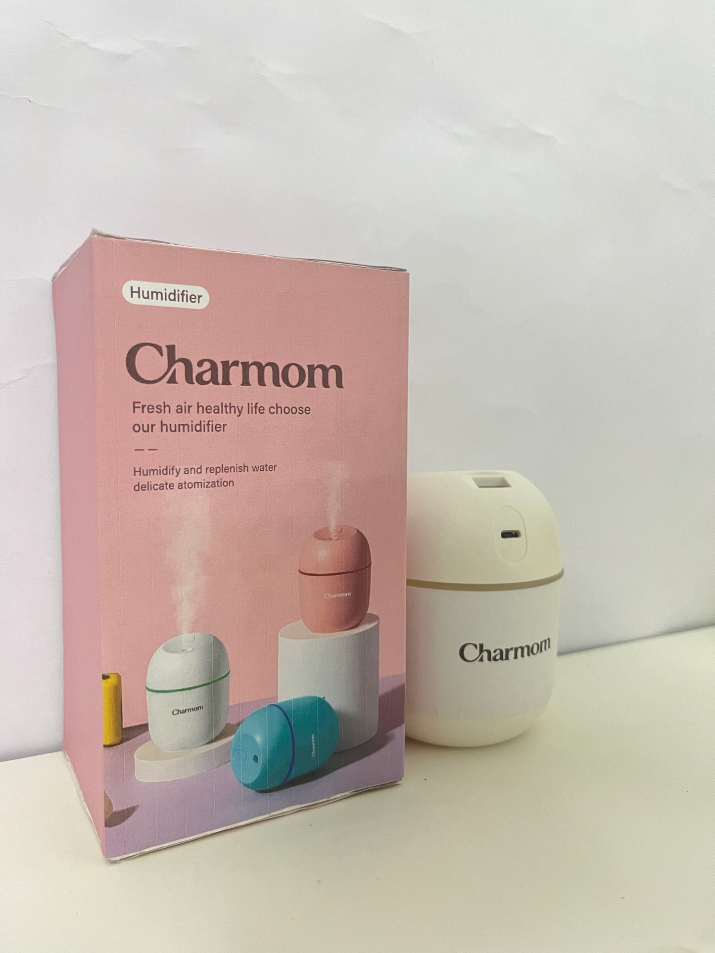 【Charmom Portable Ultrasonic Humidifier】—— Fresh Air Companion for Healthy Daily Life