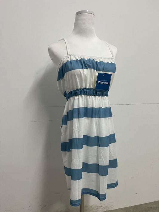 Chartalk Dresses Women's Summer Short Dress Spaghetti Strap Ruched Bust Beach Cami Dresses