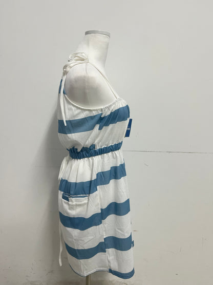 Chartalk Dresses Women's Summer Short Dress Spaghetti Strap Ruched Bust Beach Cami Dresses