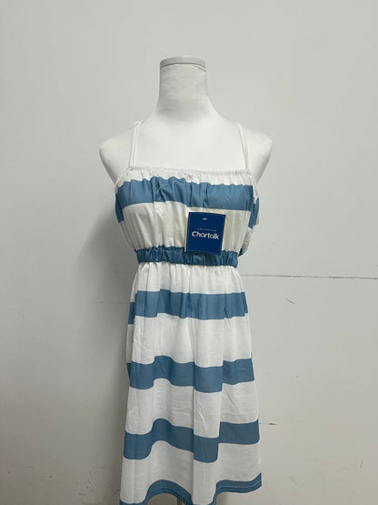 Chartalk Dresses Women's Summer Short Dress Spaghetti Strap Ruched Bust Beach Cami Dresses