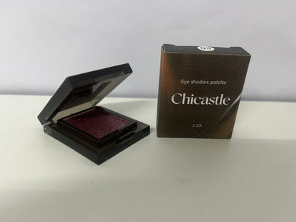 Chicastle Wine Red Gilded Single Eyeshadow Highlight Item for Atmosphere Eye Makeup