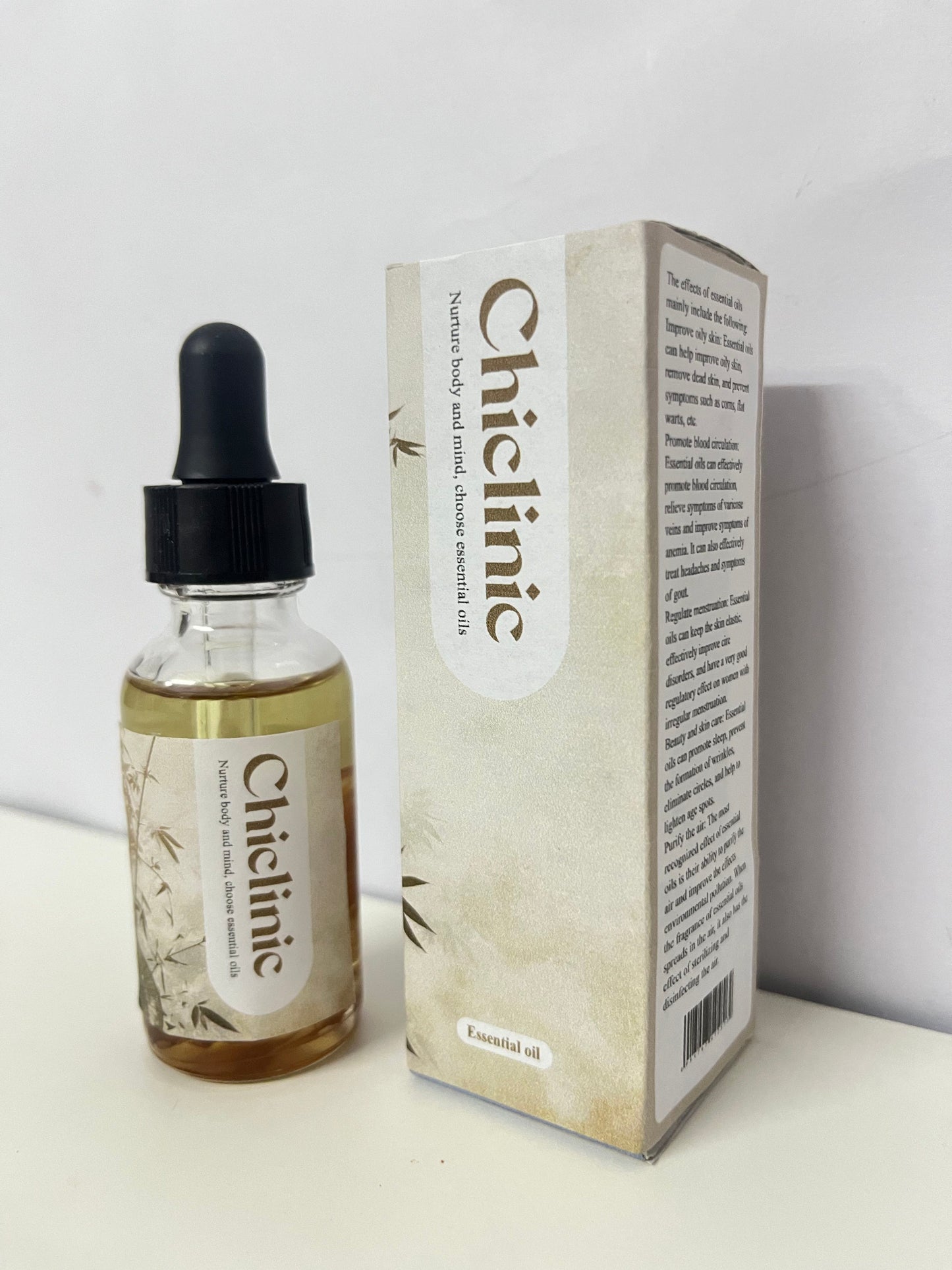 Chiclinic Natural Soothing Essential Oil Dropper Design A Daily Care Item for Physical & Mental Relaxation
