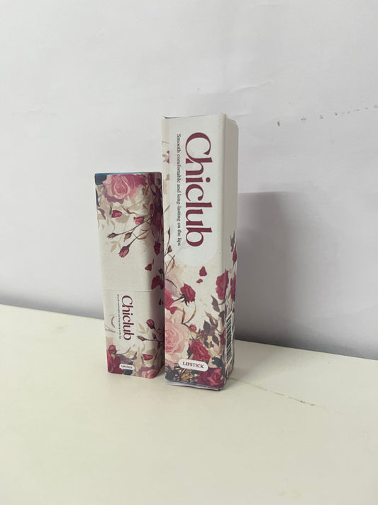 Chiclub Vintage Floral Matte Lipstick | Long-Lasting Pigmented, Silky Matte, Niche High-End Look